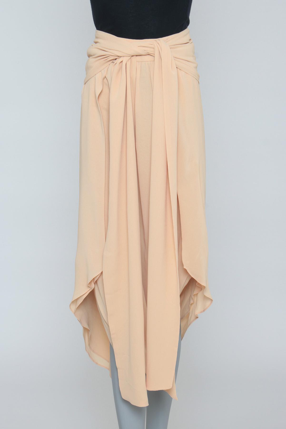 Shorts saia Cris Barros Com Faixa Nude