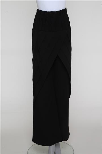 Calça A. Niemeyer Pala e Recortes Preta