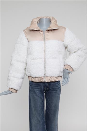 Casaco A&F Pele Bege