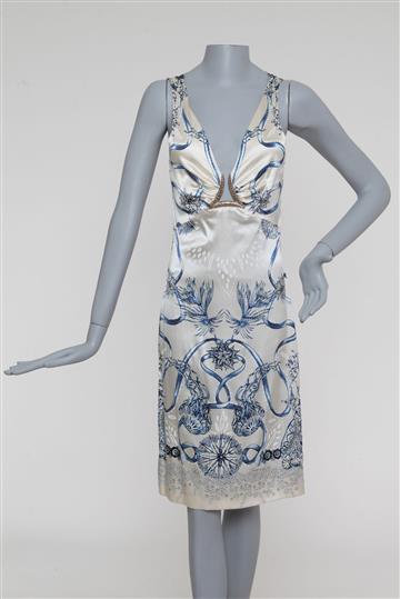 Vestido Roberto Cavalli Decote 