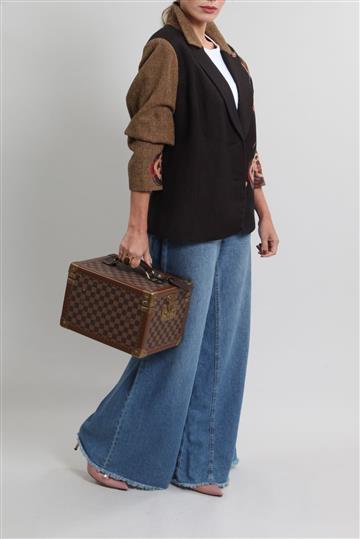 Mala Louis Vuitton Tipo Frasqueira Marrom