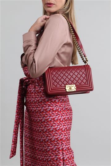 Bolsa Chanel Boy Vermelho