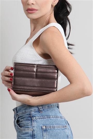 Bolsa Elie Saab Clutch Metalizado