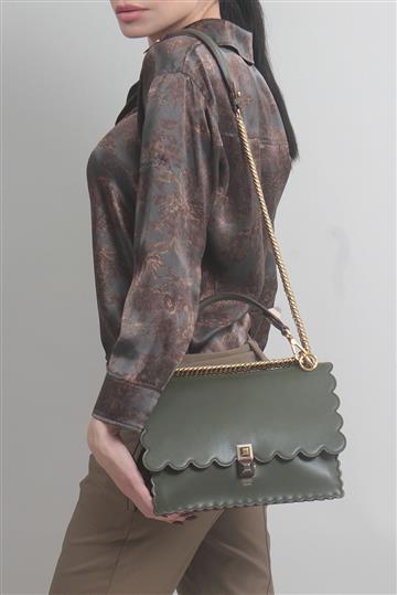 Bolsa Fendi Kan I Verde