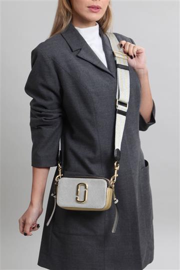 Bolsa Marc Jacobs Tiracolo Snapshot Dourado