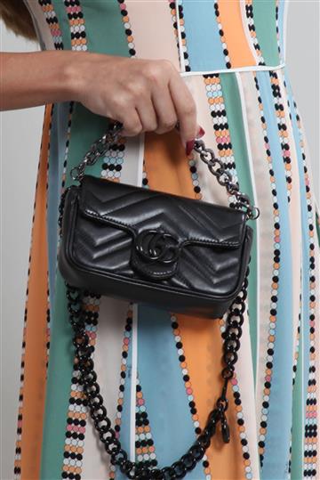 Bolsa Gucci Mini Marmont Preta