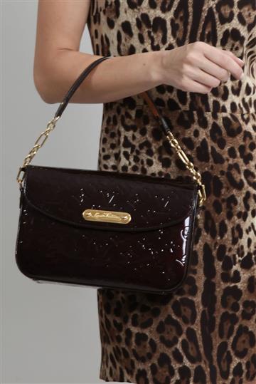 Bolsa Louis Vuitton Rodeo Drive Verniz Marrom