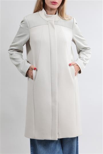 Casaco Helmut Lang Sobretudo Estruturado Off-White