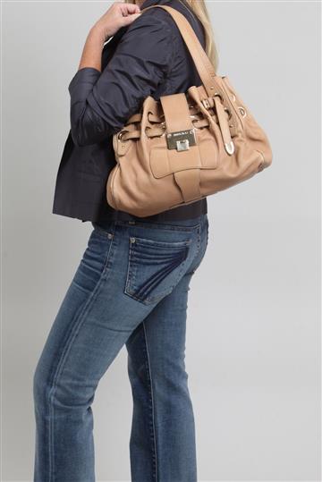 Bolsa Jimmy Choo Ramona Caramelo
