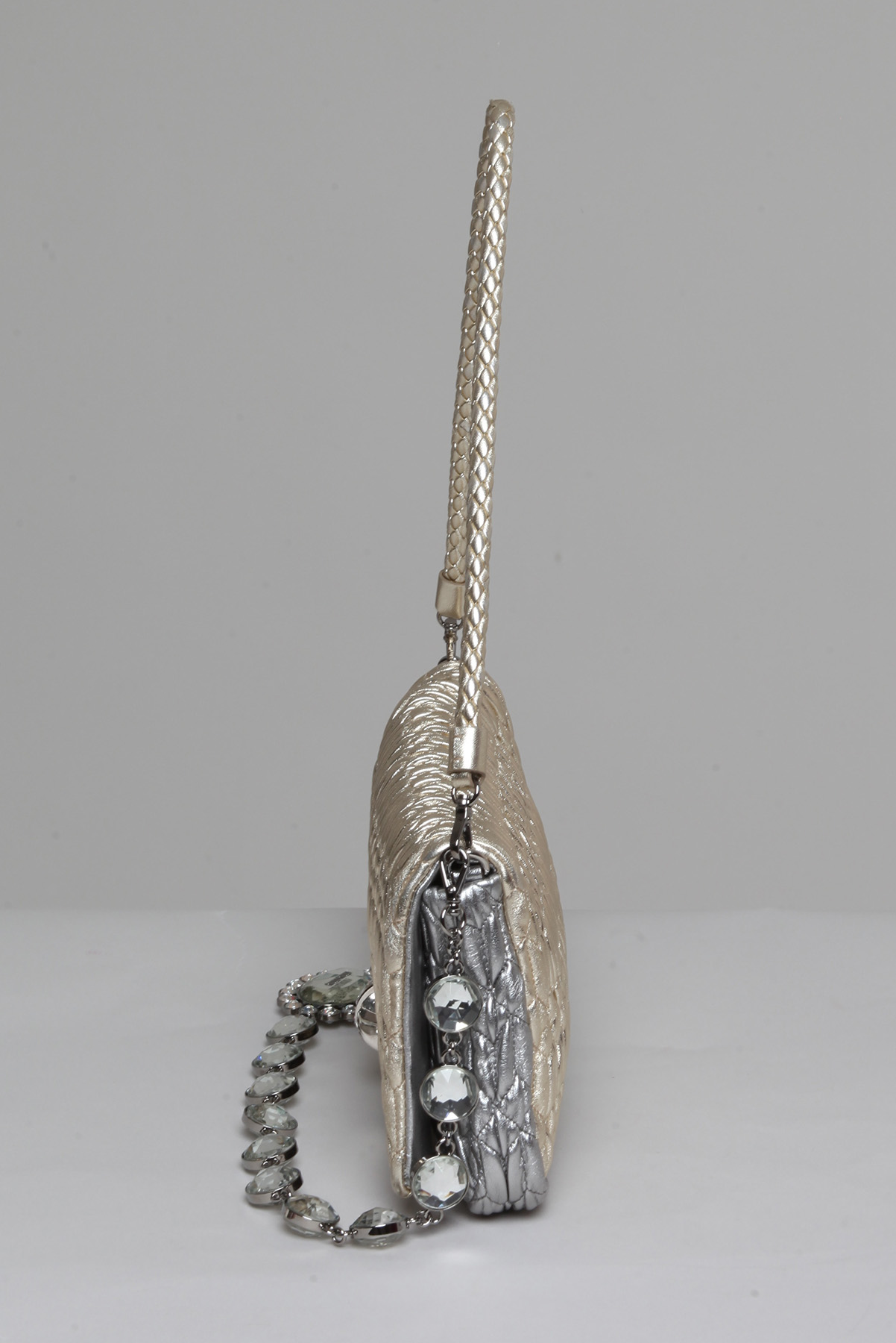 Bolsa Crystal Leather Metalizada - Imagem 3