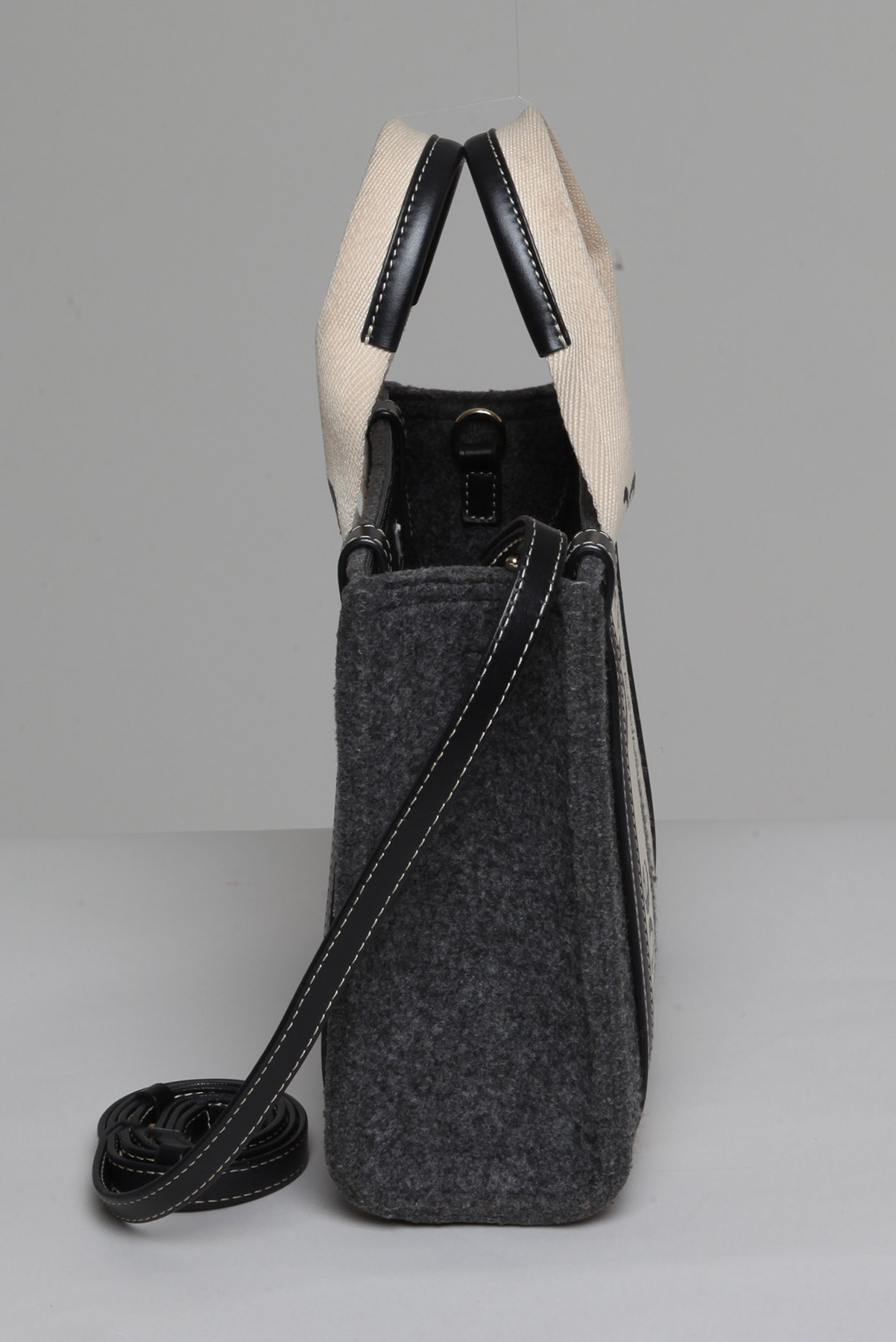 Bolsa Tote Wood Cinza - Imagem 3